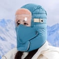 thumbnail image 4 of Hearth & Gear 2 In One Windproof Full Cover Outdoor Riding With Glasses Winter Windproof Glasses Thermal Thick Hat Windproof Full Cover With Glasses Winter Thermal Thick Ski Cap Camping Hiking, 4 of 4