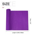 thumbnail image 2 of Uxcell Crepe Paper Roll Crepe Paper Decoration 8.3ft L 5.9 Inch W, Dark Purple, 2 of 7