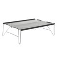 thumbnail image 4 of FENGGUIQU 1 Set Grey Folding Table for Outdoor Enthusiasts Portable for Camping and Hiking Small Picnic Table, 4 of 7