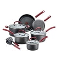 thumbnail image 1 of T-fal Ultimate Hard Anodized Dishwasher Safe Nonstick Cookware Set, 12-Piece, Red, 1 of 5