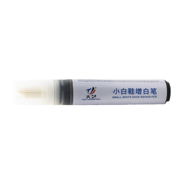 Shangren Shoe Repair Pen Renew in black, a versatile midsole marker and paint pen for shoe upper renovation, stain removal, and customization. Made of durable plastic, it measures approximately 150×25mm (5.9×1.0 inches) and is travel-friendly. Ideal for removing stains, yellowing, and dirt from shoes. Available in black, white, and beige.