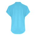 thumbnail image 5 of T-Shirts Femmes Lot Mode Décontractée Col en V Manches Courtes Haut T-Shirt - Hontri, 5 of 5