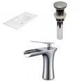thumbnail image 1 of American Imaginations 35.5-in. W 1 Hole Ceramic Top Set In White Color - Overflow Drain Incl. AI-32739, 1 of 8