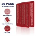 thumbnail image 4 of Connaissez Vos Droits Carte Rouge d'Immigration - Rappel des Droits Constitutionnels en Anglais et en Espagnol pour les Rencontres d'Immigration 50 Pcs, 4 of 6