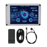 3.5in Ordinateur Temp Monitor Dual USB PC Affichage du panneau de capteur pour AIDA64 PC CPU GPU RAM HDD Moniteur de données RasPi pour Linux