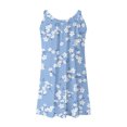 thumbnail image 5 of Ovzne Robes d'Été pour Femmes 2025 Robe pour Femme Mode Robe Décontractée Imprimée Sans Manches Grande Taille Robe Maxi Imprimée Liquidation, 5 of 5