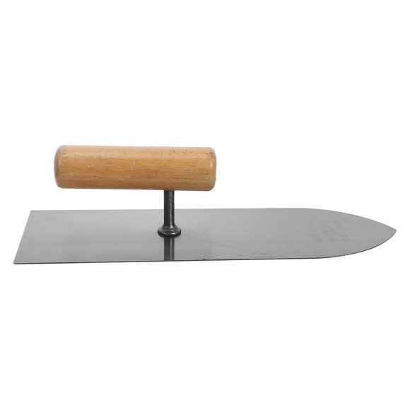 KAKOWELY grout trowel Drywall Concrete Finishing Tool Portable Steel Trowel With Wooden Handle For Cement And Concrete Household Diy Projects Sturdy Finishing Trowel