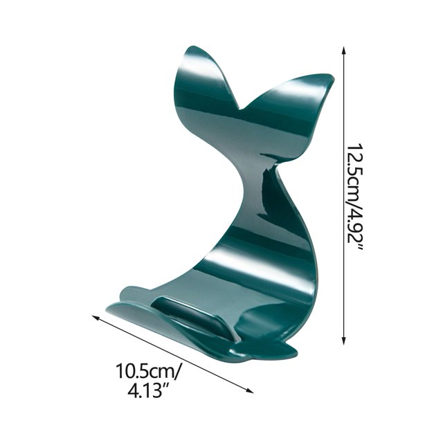 Mobile Phone Desktop Stand With Ventilated Card Design For Students And Live Broadcast Use 12.5 cm x 10.5 cm ABS Material