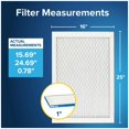 thumbnail image 2 of 3m 16in. X 25in. X 1in. Filtrete Ultimate Allergen Reduction Filter  UA01DC-6 - Pack of 6, 2 of 5