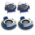 thumbnail image 1 of Intex Connect Lounge Tube Flottant pour 1 Personne (Lot de 2) et Tube Gonflable (Lot de 2), 1 of 11