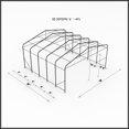 thumbnail image 3 of Deluxe Double Car Shelter 20 ft. x 20 ft. White, 3 of 9