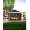 thumbnail image 1 of COZONY Pavillon Extérieur 12'x12 Pieds, Pavillon de Terrasse avec Imperméabilité, Protection UV, Tente Portative, 1 of 6