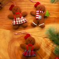 thumbnail image 1 of 3Pcs Christmas Gingerbread Ornaments Gingerbread Man Christmas Decorations Gingerbread Christmas Tree Ornaments Decorative Resin Gingerbread Decor for Christmas Tree, 1 of 6