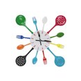 thumbnail image 1 of Youkk Kitchen Wall Clock Removable Spoon Fork Clocks Mirror Hanging Ornament Mute Movement Quartz Home Decor Colorful, 1 of 1
