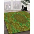 thumbnail image 3 of Ahgly Company Machine Washable Indoor Rectangle Transitional Dark Bronze Brown Area Rugs, 8' x 12', 3 of 7