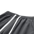 thumbnail image 3 of EOYWHK Mens Gym Shorts Elastic Waist Workout Shorts Drawstring Loose Wide-Leg Half Length Lounge Trouser ,S-3XL, 3 of 5