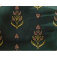 thumbnail image 4 of oneOone Georgette Viscose Fabric Leaves & Paisley Block Print Fabric By The Yard 42 Inch Wide, 4 of 4