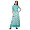 thumbnail image 1 of Moomaya Crop Top And Palazzo Set Party Wear Printed Santoon Ethnic Set For Girl, 1 of 1