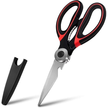 Kitchen Scissors, Heavy Duty Multifunction Kitchen Shears Ultra Sharp Stainless Steel Scissors for Chicken,Poultry,Fish, Meat,Vegetables & Herbs