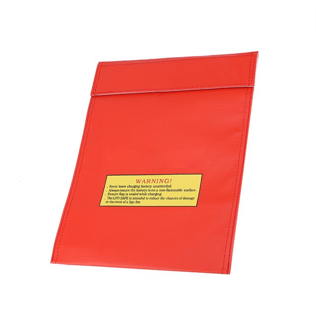 Fireproof Bag, Lightweight Portable Fireproof Lithium Battery Storage Bag Practical Tool Professional Reusable Li Po Battery Safety Two Size Pouch Charging Sack