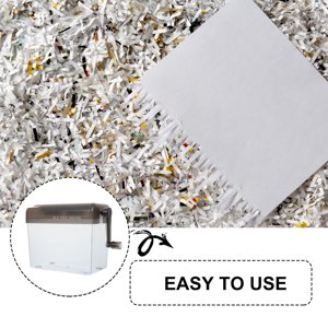 OULII 1Pc Bureau manuel Shredder noir Compact Cutter de papier de bureau pour les papiers confidentiels