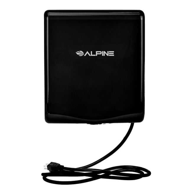 Alpine Industries Willow Commercial Black High Speed Automatic Electric Hand Dryer
