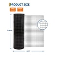 thumbnail image 2 of Hardware Cloth – Heavy Duty Galvanized 1/2" Mesh, 19GA – Garden Trellis & Fence – Rust Resistant – Poultry, Chicken Coop, Rabbit Cage & Animal Barrier – Hunter Protection, 2 of 16