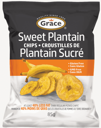 Grace Sweet Plantain Chips, 85g Bag