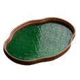 thumbnail image 4 of GROWTH TANK Begonia Flower Glass Tray Snack Countertop Bread Fruit Desk Tray Decorative Tray Green Large, 4 of 9