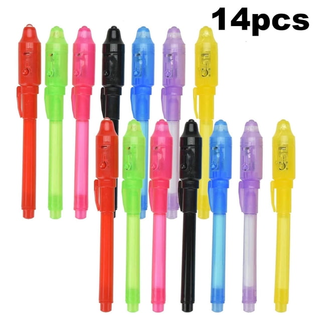 Writech Stylos Stylos de Dessin Ensemble de 7 Fabricant de Stylos Invisibles Stylo pour Enfants avec Lumière Intégrée 20 ml Multicolore