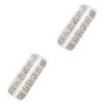 thumbnail image 2 of QualitChoice 1 Bag Glass Crystal Special-shaped Eye-catching Flat Bottom Easy to Paste Perfect Match Nail Rhinestones for Mobile Phone Type 3 2Set, 2 of 6