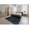 thumbnail image 4 of Ahgly Company Indoor Rectangle Abstract Blue Abstract Area Rugs, 3' x 5', 4 of 6