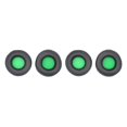 thumbnail image 3 of QualitChoice Coussinets d'Oreilles pour Casque de Jeu Rond en Cuir Manches en Maille Remplacement pour Skullcandy HES2.0 Vert 2Ensemble, 3 of 6