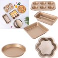 thumbnail image 2 of Nonstick Bakeware Sets Baking Pans Set Toaster Oven Trays Kitchen Baking With Pizza Pan Cake Pan Bread Loaf Box Pan Cookie Sheet, 2 of 5