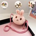thumbnail image 1 of Dvkptbk Cute Plushed Rabbited Crossbody Bag Fashion Princess Coin Purse Baby Girl Accessory Bag easter decorations, 1 of 6