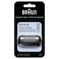 thumbnail image 4 of Braun Series 6 Electric Shaver Replacement Head with Sensitive Skinguard, Easily Attach Your Shaver Head, Compatible with next Generation Series 6 Shavers, 64B, Black, 4 of 8