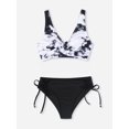 thumbnail image 2 of Maillot de Bain Bikini pour Femme à Croisement avant, Lacé, Deux Pièces, 2 of 6