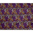 thumbnail image 4 of oneOone Polyester Lycra Fabric Spiral & Floral Block Printed Fabric 1 Yard 56 Inch Wide, 4 of 4