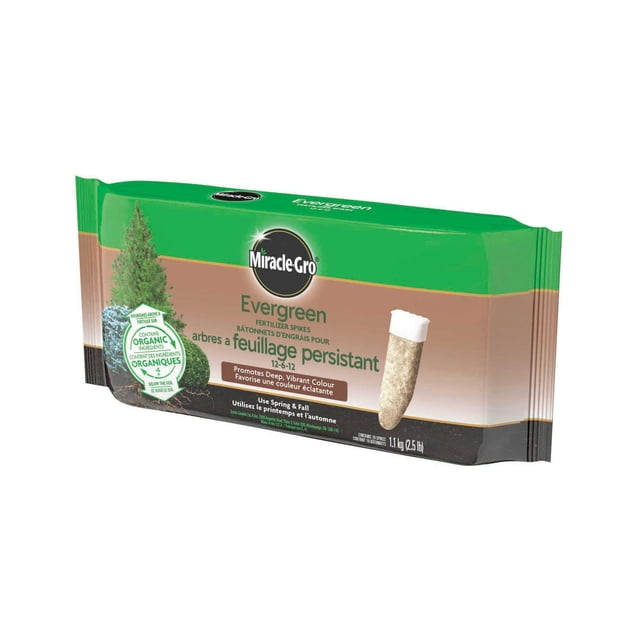 Miracle-Gro® Bâtonnets d’engrais pour arbres à feuillage persistant 12-6-12