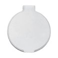 thumbnail image 1 of Miroir de Poche Cosmétique Compact, Miroir Circulaire Pliant Simple Face Rotation Libre Plastique pour Bureau Blanc, Rouge, Bleu, Noir, 1 of 8
