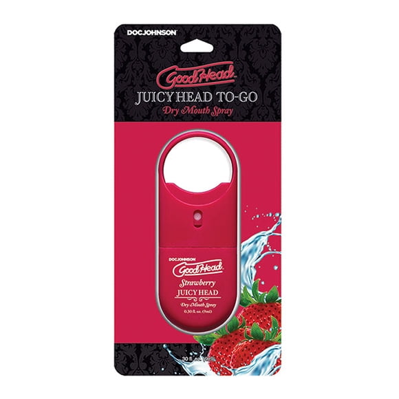 Goodhead Juicy Head Dry Mouth Spray To Go - .30 Oz Strawberry