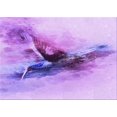 thumbnail image 1 of Ahgly Company Machine Washable Indoor Rectangle Transitional Purple Area Rugs, 8' x 10', 1 of 7