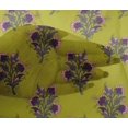 thumbnail image 4 of oneOone Viscose Chiffon Fabric Leaves & Floral Block Print Sewing Fabric BTY 42 Inch Wide, 4 of 4