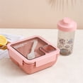 thumbnail image 1 of EGNMCR Lunch Bags for Women Lunch Box Bento Box Portable Plastic Partition Integrated Lunch Box, Multi-functional Light Food Bento Box lunch boxes, 1 of 3
