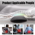 thumbnail image 4 of Triple Fusion Back Massager-2026 Uptodate 3-in-1 Back Massager with Traction Lifting and Vibration Massage and Heat Compress for Neck and Shoulder and Back (Black), 4 of 8