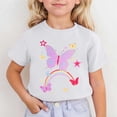 thumbnail image 2 of TZEWGL Hauts pour Fille Garçon Mignon Imprimé Manches Courtes Col Rond Vêtements pour Enfants Taille 12-13T, 2 of 4