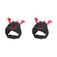 thumbnail image 1 of yingyy Adjustable Devil Cap For Pets For Halloween Parties Easy To Wear And Wash Polyester Cat Halloween Devil Costume Black 2Set, 1 of 6