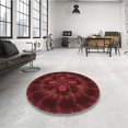 thumbnail image 4 of Ahgly Company Tapis Rectangulaire Rouge Lavable en Machine, 4 Pieds x 6 Pieds, 4 of 7