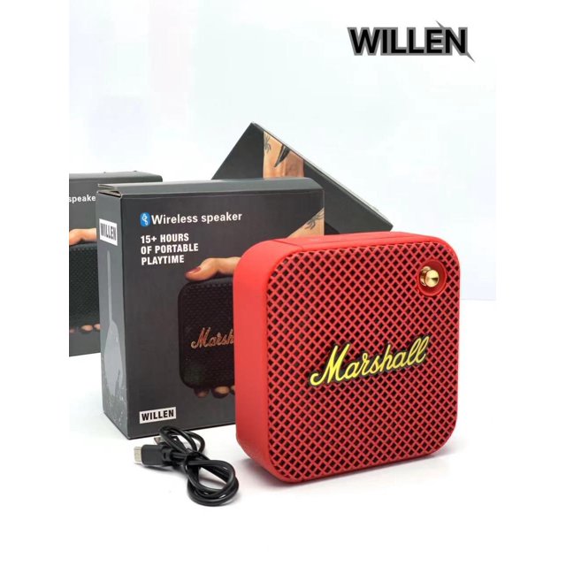 OUTAD New Wireless Marshll With Willen Wireless Speaker Portable Outdoor Convenient Small Sound Small Steel Cannon