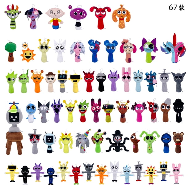 Sprunki Plush Game-Related Plush Toys Humanoid Pink - Walmart.ca